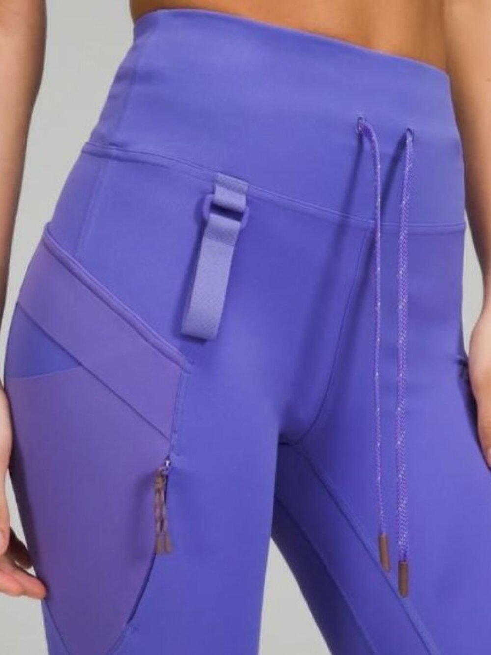 NWT lululemon Cargo SHR Hiking Tight 25" Indigo Purple